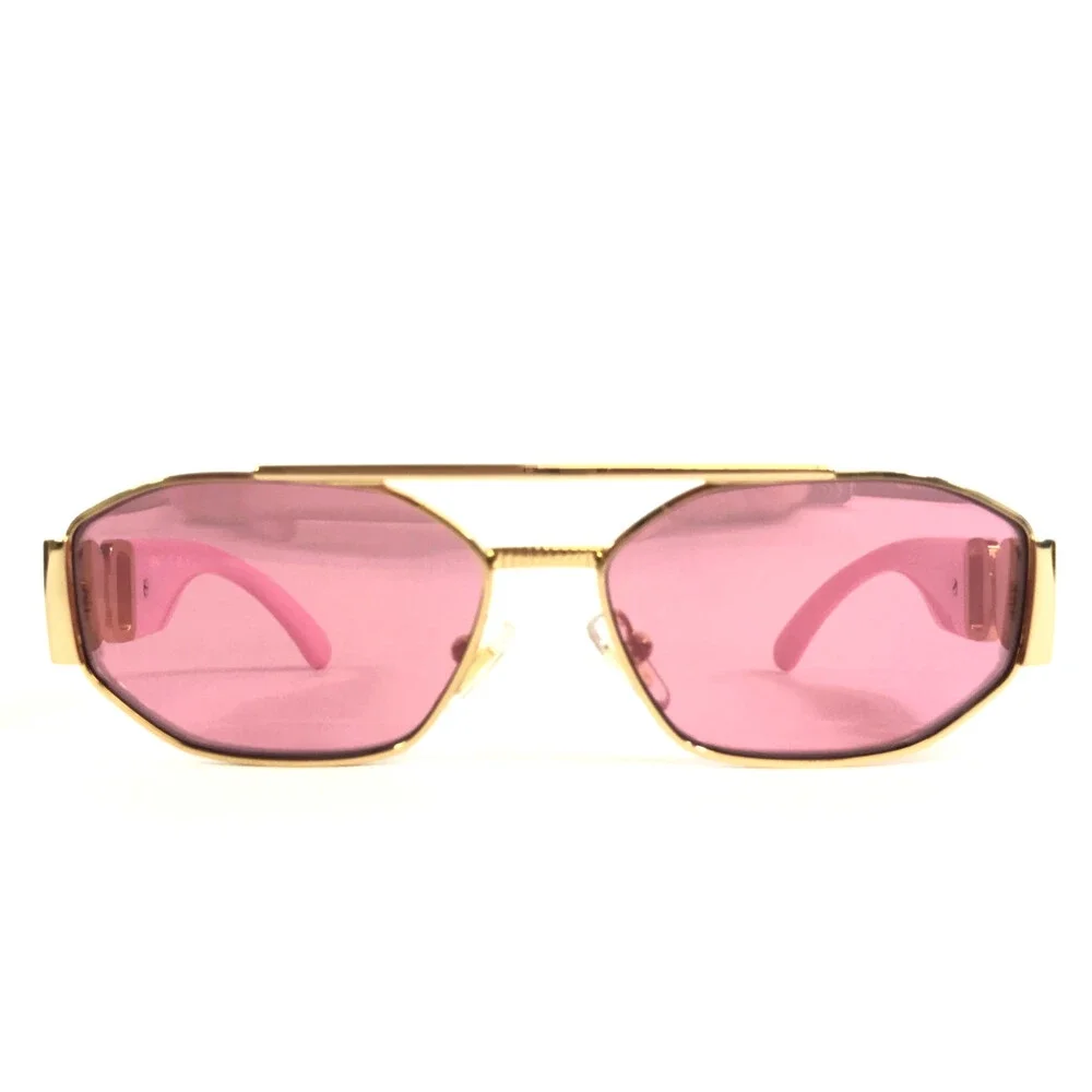 Versace Kids Sunglasses VK2003 1002/9L Gold Pink Frames with Mirror Pink Lenses